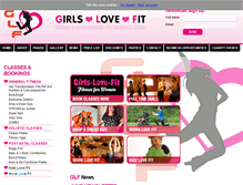 Tablet Screenshot of girlslovefit.co.uk